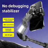 Selfie Stick Tripod Stand Auto Balance 1-Axis Gimbal For Smartphones Tiktok Vlog Youtuber Live Video Record