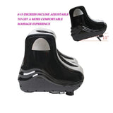 Shiatsu foot and calf massager with soothing heat, deep kneading therapy electric foot massage machine, relax for home or office