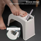 Shower Foot Stool Eco-friendly Non-Slip Universal Pedicures Care Smooth Edge Home for Shaving Legs Foot Rest Stand
