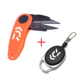 Shrimp Shape Fold Scissors Fishing Line Cutter Fishing Quick Knot Tool Set Clipper Nipper Hook Sharpener Fishing Tackle