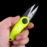 Shrimp Shape Fold Scissors Fishing Line Cutter Fishing Quick Knot Tool Set Clipper Nipper Hook Sharpener Fishing Tackle