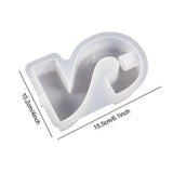 Silicone Candle Holder Resin Molds Candlestick Numbers Casting Mold Household Craftwork Molds For Bedroom Bathroom Living Room