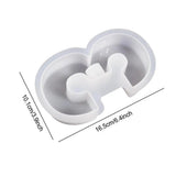 Silicone Candle Holder Resin Molds Candlestick Numbers Casting Mold Household Craftwork Molds For Bedroom Bathroom Living Room