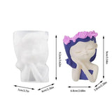 Silicone Flower Pot Mold Pot Planter Mold For Succulent Non-Stick Epoxy Resin Molds Silicone For Flower Pots Silicone Planter