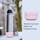 Silicone Protective Boot Silicone Sleeve Cover Reusable And Portable Silicone Water Bottle Case For Iron Water Bottle And Other