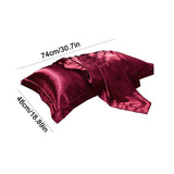 Silk Pillowcase For Hair And Skin Natural Mulberry Silk Pillow Case 2 PCS Pillow Covers Home Bedding Decor 19 X 29 Inch