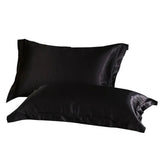 Silk Pillowcase For Hair And Skin Natural Mulberry Silk Pillow Case 2 PCS Pillow Covers Home Bedding Decor 19 X 29 Inch