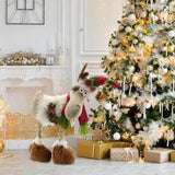 Simulation Reindeer Plush Toy Christmas Deer Plushies Doll Xmas Elk Soft Toys Merry Christmas New Year Decor Best Gifts For Kids