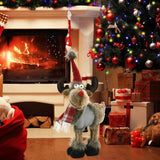Simulation Reindeer Plush Toy Christmas Deer Plushies Doll Xmas Elk Soft Toys Merry Christmas New Year Decor Best Gifts For Kids