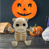 Skeleton Decor Bear Decorative Full Body Skeleton Figurine Of Bear Halloween Party Supplies For Bedroom Porch Living Room Balcon