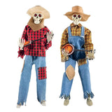 Skeleton Figurines Cute Skeleton Collectible Halloween Decoration Resin Figurine Skull Skeleton Figurine For Home Desk Decor