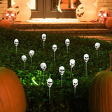Skeleton Garden Decoration Garden Skull Decor Waterproof Skull Outdoor Garden Decoration Skull Garden Patio Lawn Yard Stake For
