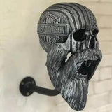 Skull Helmet Holder Motorcycle Helmet Rack Wall Mount Helmet Display Stand Hook For Helmets Keys Hats Jacket Hanger