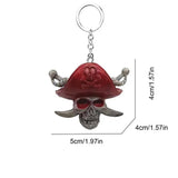 Skull Pendant For Keys Creepy Skull Keychain Pendant Seasonal Decor Party Favors For Backpack Shoulder Bag Key Chain Mobile