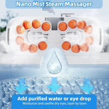 Smart Heated Mist Eye Massager Bluetooth Eye Care Device Point Acupressure Massager For Puffy Eyes Relieve Fatigue Dark Circles