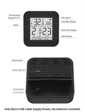 Smart WiFi Universal IR Remote Temperature Humidity Sensor for Air Conditioner TV AC Works with Alexa,Google Home Yandex