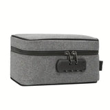 Smell Proof Bag with Combination Lock Container Storage Bag Odorless Travel Storage Safe Smart Stash Case