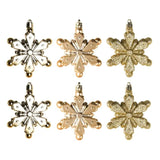 Snowflake Charm For Christmas Tree Snowflake Pendant Decoration Charming Christmas Snowflake Ornaments For Home Bedroom Weddings