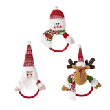 Snowman Towel Ring Towel Ring Holder Handmade Portable Towel Storage Hang Towel Ring For Clubs Hotels Shopping Malls