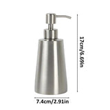 Soap Lotion Dispenser Stainless Steel Shampoo Dispenser Pump Bottle Reusable Shampoo Body Washing Cream Storage Holder Container