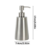 Soap Lotion Dispenser Stainless Steel Shampoo Dispenser Pump Bottle Reusable Shampoo Body Washing Cream Storage Holder Container