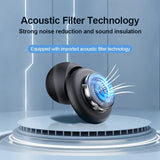 Soft Silicone Anti Noise Sleeping Ear Plug, Noise Reduction, Sound Insulation, Head Protection, Waterproof Cotton, Swimming Cott