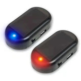 Solar Powered Car Alarm Light Flashing Anti-theft Wireless Solar Powered LED Car Fake Security Light Caution Lamp Alarm System