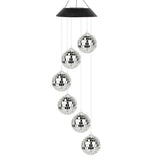 Solar Wind Chime Lamp Color Changing Wind Chimes Rainproof And Rechargeable Wind Chime Outdoor For Outside Garden Yard Patio