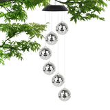 Solar Wind Chime Lamp Color Changing Wind Chimes Rainproof And Rechargeable Wind Chime Outdoor For Outside Garden Yard Patio
