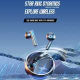 Sp31 Aluminum Starring Ring Metal Alloy Gaming Bluetooth Noise Cancellation In-Ear Starburst Light Effect
