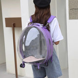 Space Capsule Cats Bag Shoulder Transparent Outgoing Suitcase Cat Carrier Kawaii Stroller Mochila Para Perro Pet Accessories
