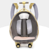 Space Capsule Cats Bag Shoulder Transparent Outgoing Suitcase Cat Carrier Kawaii Stroller Mochila Para Perro Pet Accessories