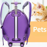 Space Capsule Cats Bag Shoulder Transparent Outgoing Suitcase Cat Carrier Kawaii Stroller Mochila Para Perro Pet Accessories