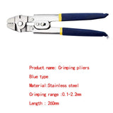 Special Aluminum Sleeve Crimping Pliers For Steel Wire Rope Fishing Clamp Chuck Shearing Hardware tools Crimping Range 0.1-2.2mm