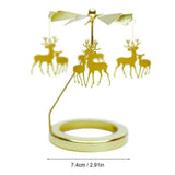 Spinning Candle Holder Rotary Candle Holder Candlestick Spinning Candleholder Metal Table Centerpieces Revolving Candlesticks