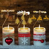 Spinning Candle Holder Rotary Candle Holder Candlestick Spinning Candleholder Metal Table Centerpieces Revolving Candlesticks