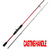 Spinning Casting Hand Lure Fishing Rod Pesca Carbon Pole Canne Carp Fly Gear Reel Seat feeder Ultralight Travel Surf 1.65M 1.8M