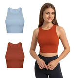 Spring and Summer Sexy Back Yoga Tank Top High Strength Shockproof Running Fitness Sports Bra for Women Sleeveless Sexy Tank Top