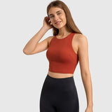 Spring and Summer Sexy Back Yoga Tank Top High Strength Shockproof Running Fitness Sports Bra for Women Sleeveless Sexy Tank Top
