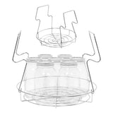 Stainless Steel Canner Rack Canning Strage Shelf Multifunction Anti-Scalding Foldable Handles Strage Racks Kitchen Supplies