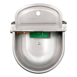 Stainless Steel Drinker Water Bowl with Copper Valve Automatic Float Farming Trough Cow Water Bowl Supplies Sheep Dog Cattle