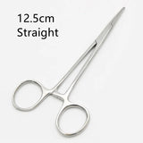 Stainless Steel Fishing Plier Scissor Line Cutter Hook Remover Forceps Tackle Curved Tip Clamps Fishing Tools 12.5/14/16/18cm