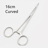 Stainless Steel Fishing Plier Scissor Line Cutter Hook Remover Forceps Tackle Curved Tip Clamps Fishing Tools 12.5/14/16/18cm