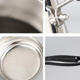 Stainless Steel Hand Brewed Coffee Pot, European Style Long Handle Milk Tank, and Foam Dispenser Appliance
