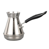 Stainless Steel Hand Brewed Coffee Pot, European Style Long Handle Milk Tank, and Foam Dispenser Appliance