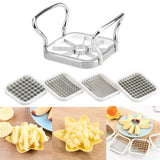 Stainless Steel Multi Functional Kitchen Utensils Tools Vegetable & Fruits Cutter Slicer For Apple Pear Potato Chips