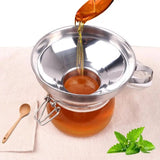Stainless Steel Wide  Mouth Canning Funnel With Large Diameter For Packaging Food Pickles Fruit Jam Sausages Kitchen Accessory