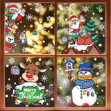Static Window Clings For Christmas Static Clings Stickers Decoration For Christmas Window Decor Accessories For Tiles Household