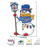 Static Window Clings For Christmas Static Clings Stickers Decoration For Christmas Window Decor Accessories For Tiles Household