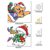 Static Window Clings For Christmas Static Clings Stickers Decoration For Christmas Window Decor Accessories For Tiles Household